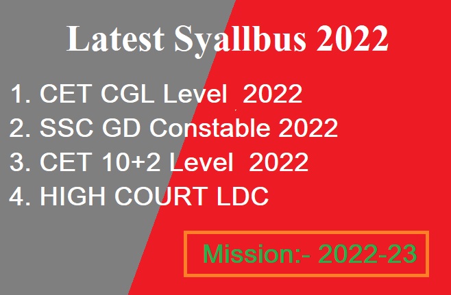 Latest Syallbus 2022