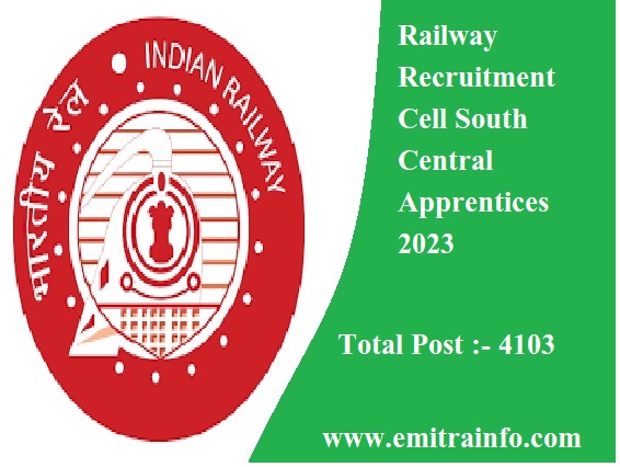 Railway Recruitment Cell South Central Apprentices 2023