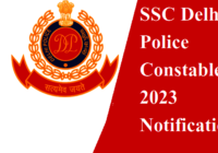 SSC Delhi Police Constable 2023 Notification